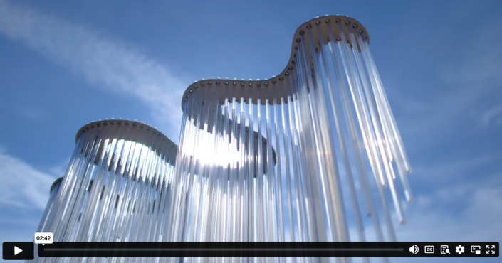 Luther Burbank Center for the Arts Sculpture Garden Video